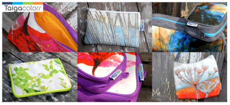 taiga colors collaasi laukut